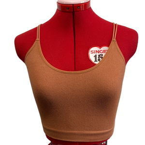 Bluenotes Brown Crop Top MM01